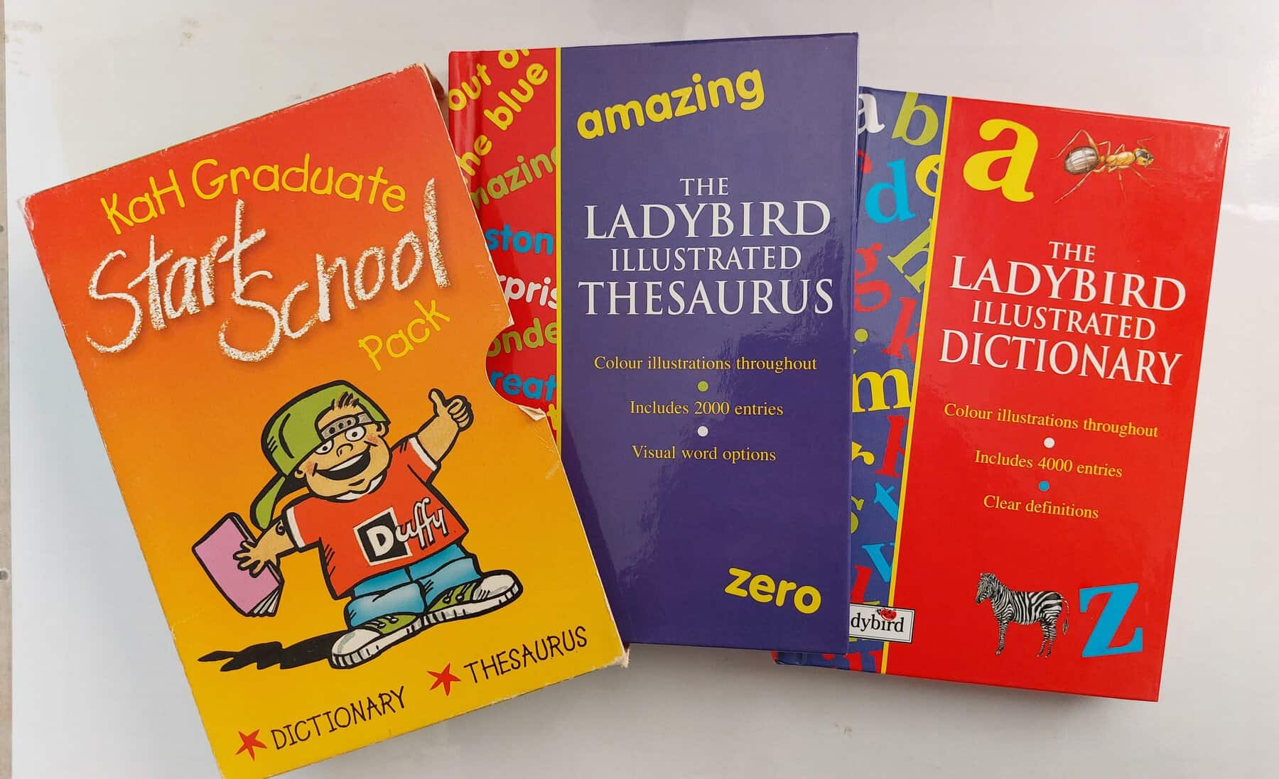 The Ladybird Illustrated Dictionary & The Ladybird Illustrated Thesaurus.  2 books in one volume.