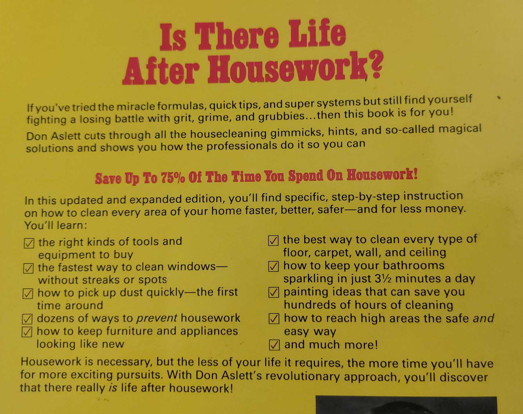Is There Life After Housework?