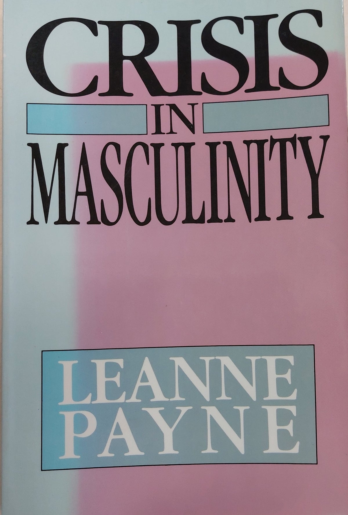 Crisis in masculinity