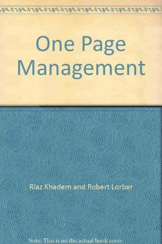 One Page Management