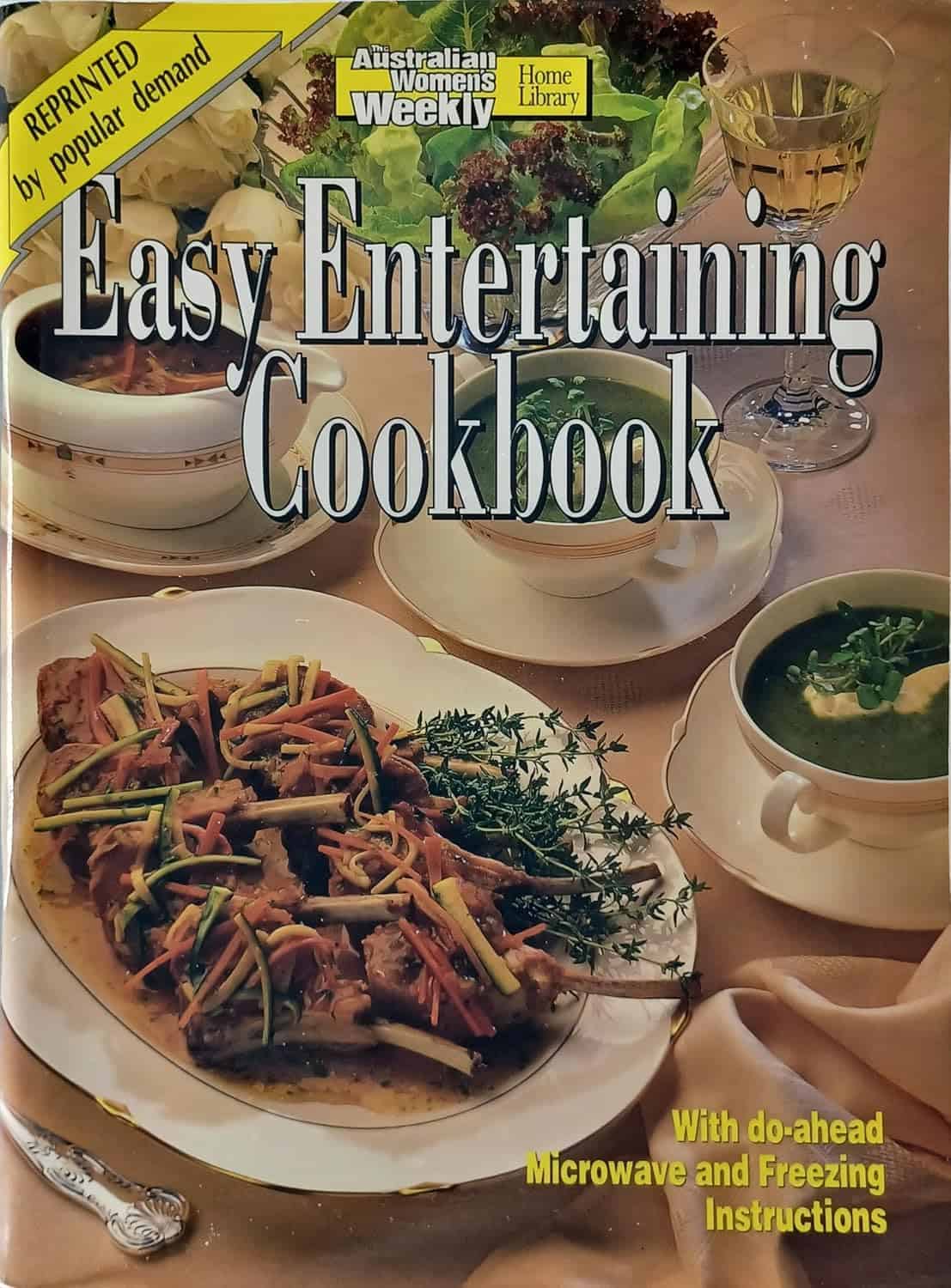 AWW Easy Entertaining Cookbook + Country Kitchen Cook Book +Taste of Life + Fondue Cookery